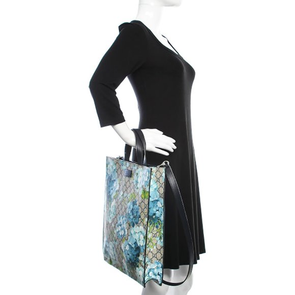 Gucci GG Supreme & Leather Blooms Tote - Picture 11 of 11